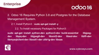 How To Install Odoo 16 in Ubuntu 20.4 | PPTX