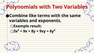 Comprehensive Introduction to Polynomials: Definitions, Operations, and ...
