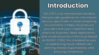 ISO 27017 Certification for Cloud Security Management | PDF