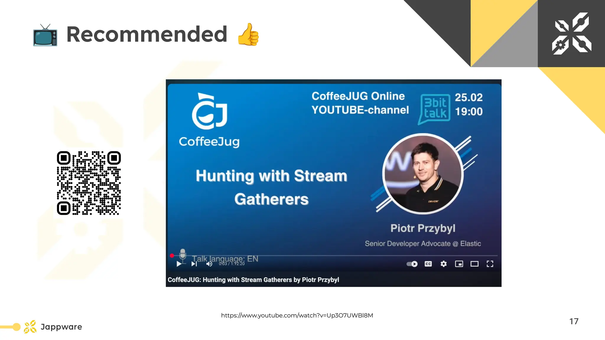 10111
📺 Recommended 👍
https://www.youtube.com/watch?v=Up3O7UWBl8M
17
 