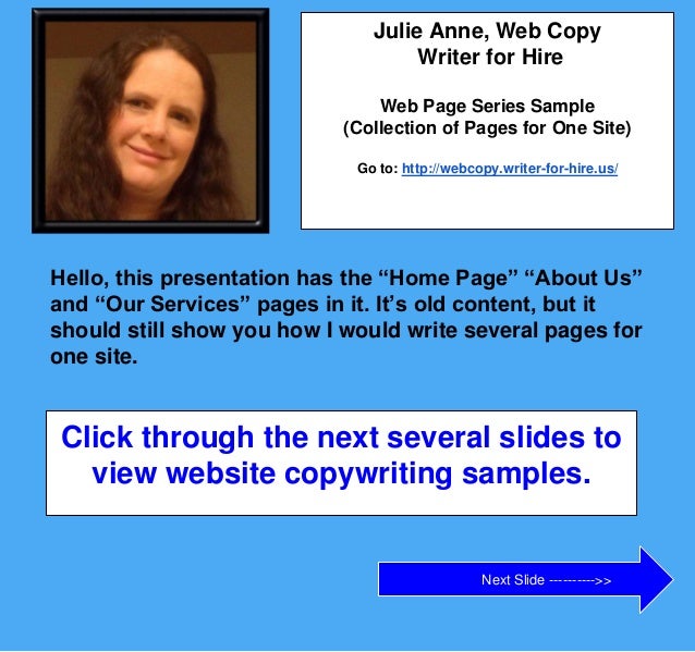 Writing website