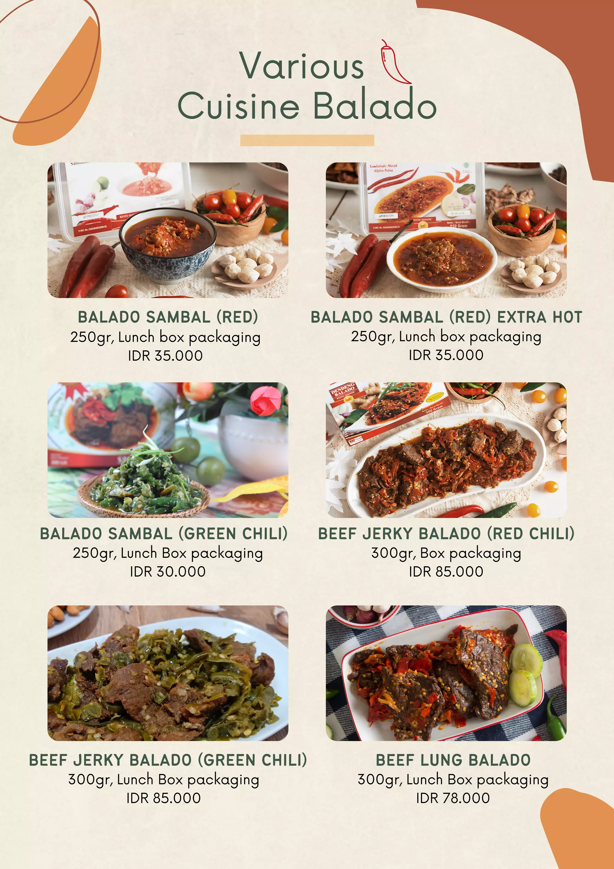 Catalog Restu Mande PDF Cooking Food & Drink