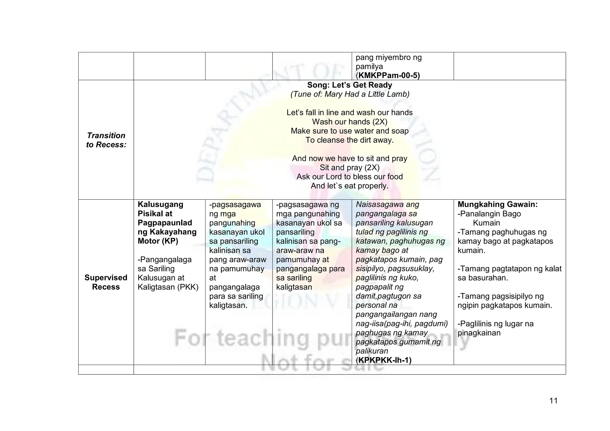 Copy of kindergarten daily lesson plan week 12 pdf