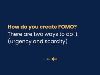 Fomo & Urgency:** - bscg12r