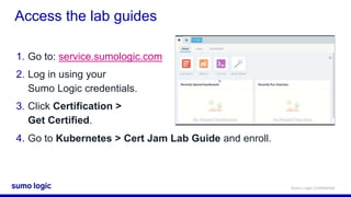 Sumo Logic Cert Jam - Advanced Metrics with Kubernetes | PPTX