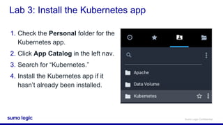 Sumo Logic Cert Jam - Advanced Metrics with Kubernetes | PPTX