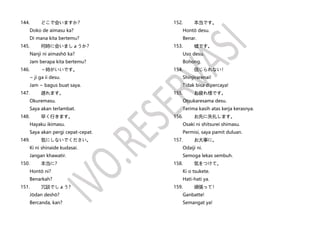 Essential Japanese Phrases for Everyday Communication and Travel | PDF