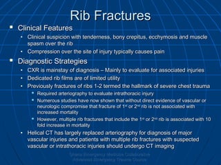 Trauma To Rib Making Rib Inverted Comprehensive Thoracic Trauma Management in Emergency Medicine | PPT