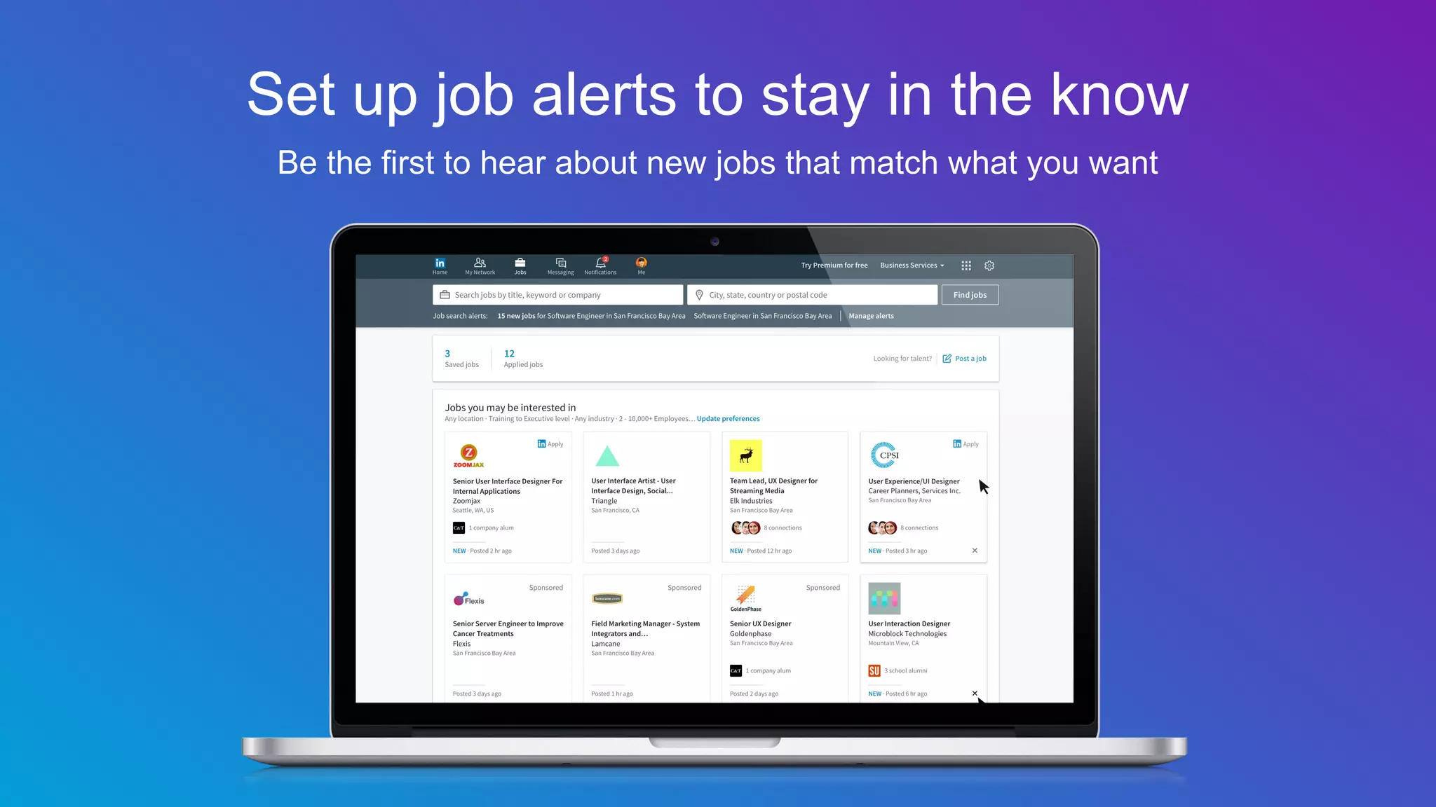 Set up job alerts to stay in the know
Be the first to hear about new jobs that match what you want
 
