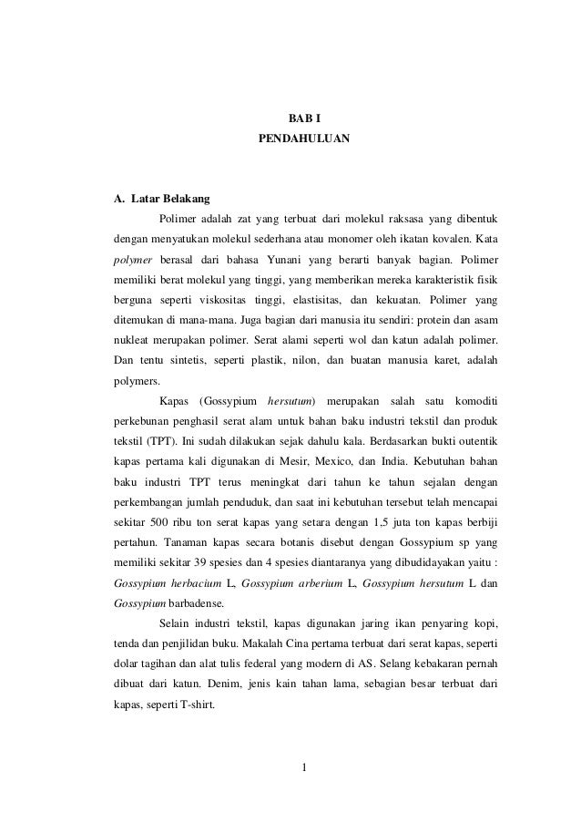 Makalah Kapas