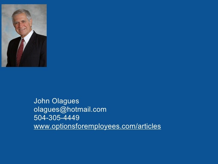 Non-employee stock options