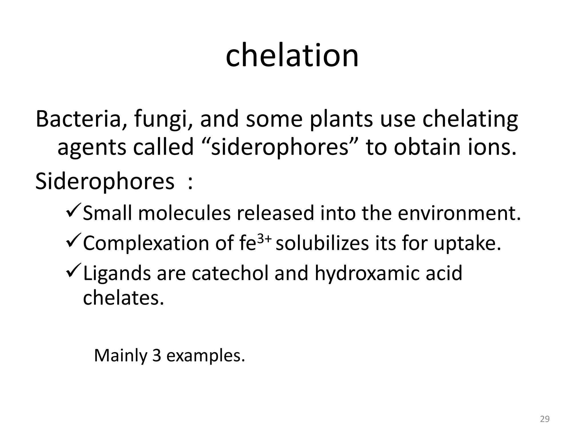 Metal ion transport and storage | PPTX