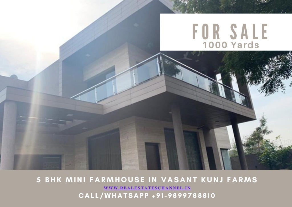 mini farmhouse for sale in vasant kunj farms