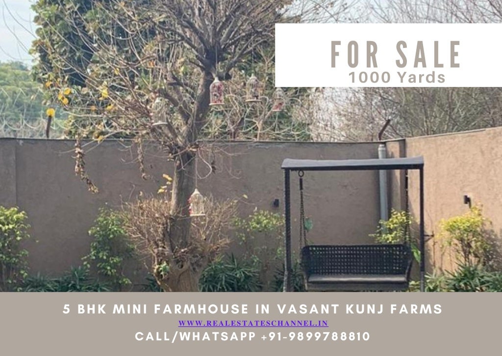 mini farmhouse for sale in vasant kunj farms