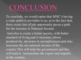 R & D operationsFACTORS LEADING TO GROWTH IN IB The factors leading to the growth in IB are:Rapid technological advancement