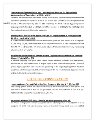 ANALYSIS OF MAJOR STEEL INDUSTRY IN India | PDF