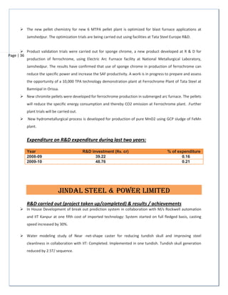 ANALYSIS OF MAJOR STEEL INDUSTRY IN India | PDF