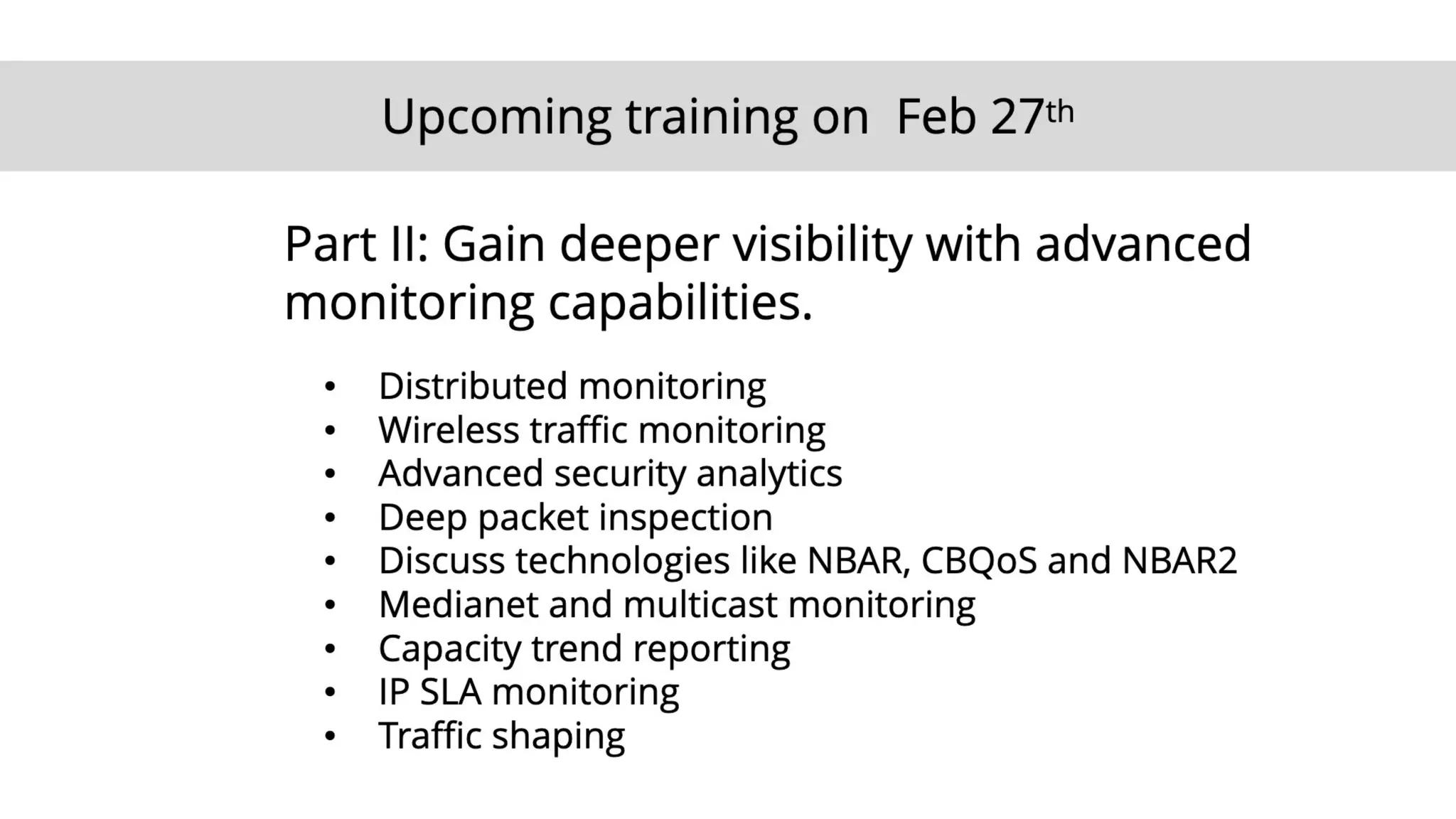 NetFlow Analyzer Training Season 1 Part 1 - Feb 2020 - GMT