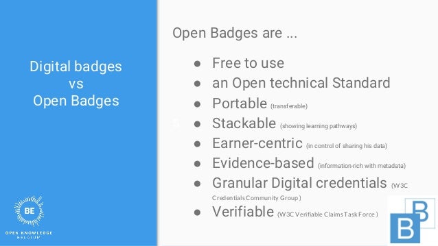 The Open Badges Ecosystem The Open Badges Ecosystem