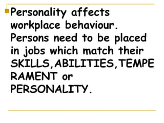 organizational behaviour | PPT