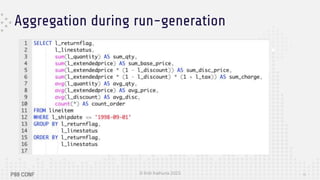 © Kriti Kathuria 2023
Aggregation during run-generation
10
 