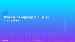 © Kriti Kathuria 2023
Processing aggregate queries
in a database
9
 
