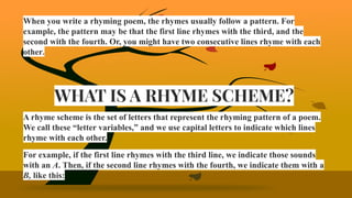 Exploring Slam Poetry, Rhyme Schemes, and Academic Analysis Techniques ...
