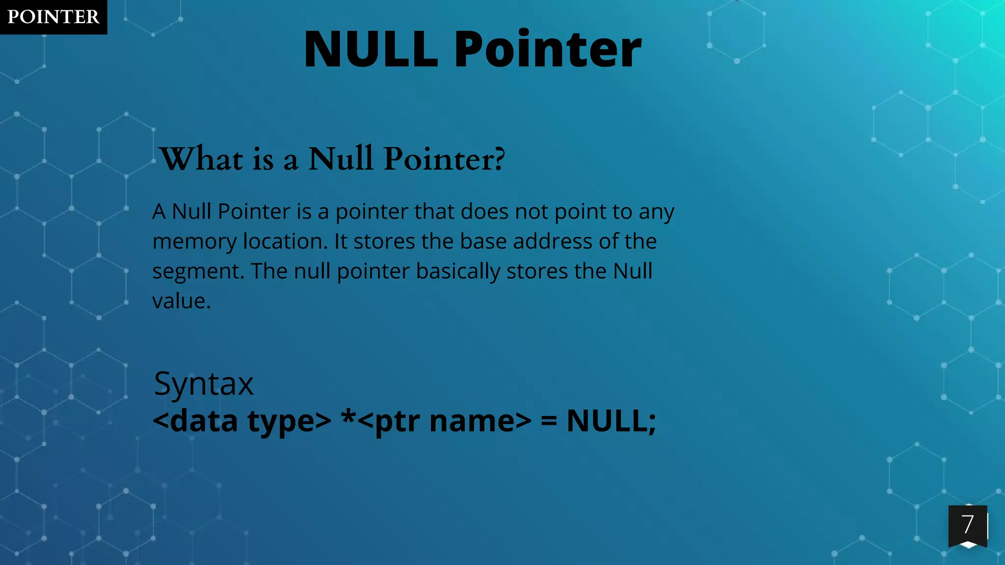 Pointers in C PPT