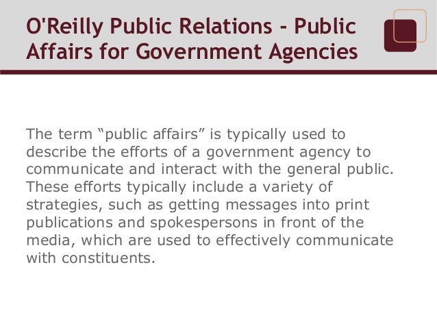 o reilly public relations