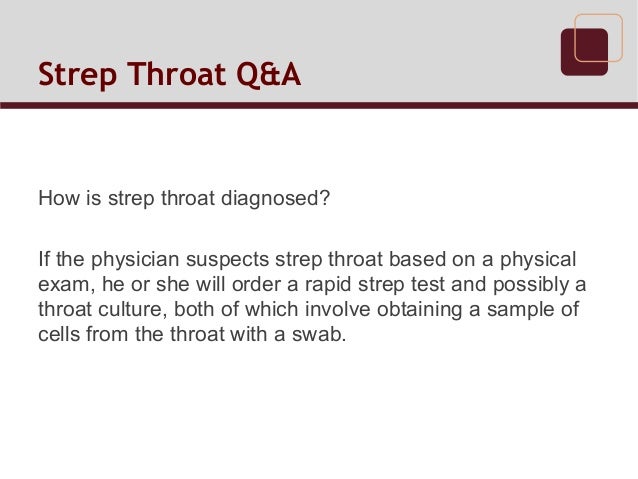 strep throat