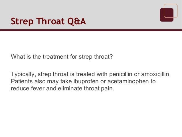 ibuprofen 600mg for strep throat