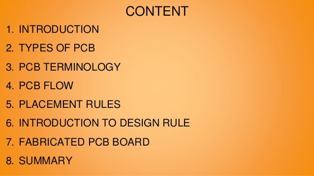 Printed Board Circuit Design Pcb Ppt