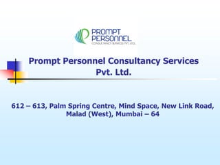 Prompt Personnel Company Profile