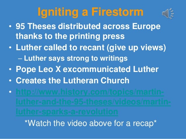 luthers 95 theses effects Bornkamm, in thesen und thesenanschlag luthers (berlin, 1967), and kurt aland, whose martin luthers 95 thesen (hamburg, 1965) was published in english translation as martin luther’s 95 theses (st louis and london, 1967. luthers 95 theses effects Bornkamm, in thesen und thesenanschlag luthers (berlin, 1967), and kurt aland, whose martin luthers 95 thesen (hamburg, 1965) was published in english translation as martin luther’s 95 theses (st louis and london, 1967.