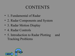 Radar Key Components Copy of radionavigation radar | PPT