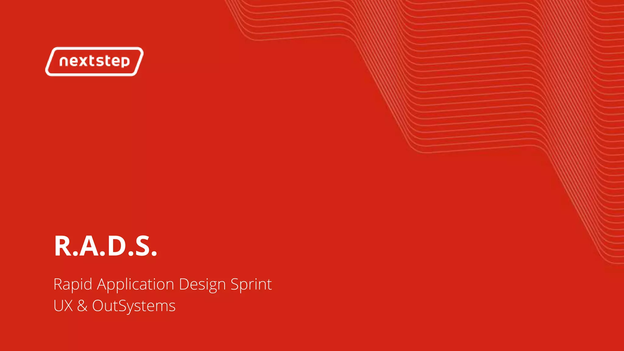 RADS - Rapid Application Design Sprint | PPTX