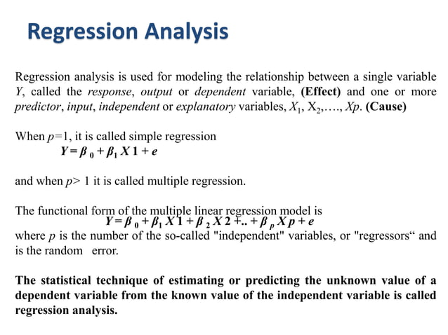 regression analysis .ppt