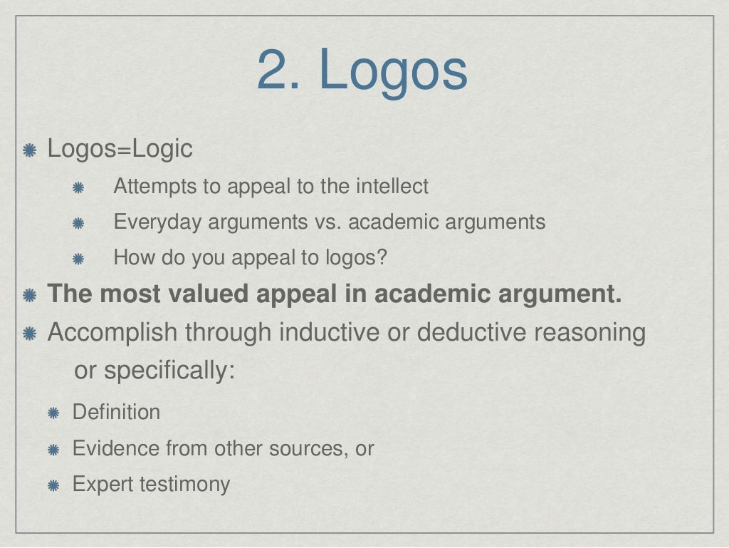 Rhetorical Appeal