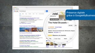 Présence digitale
grâce à GoogleMyBusiness
 