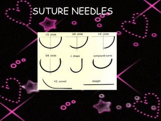 SUTURE NEEDLES 