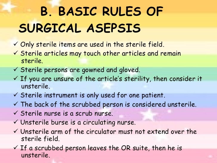 sterile asepsis sterile asepsis