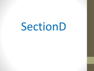 SectionD 
 