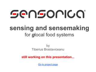 sensing and sensemaking
for glocal food systems
by
Tiberius Brastaviceanu
still working on this presentation...
Go to project page

 