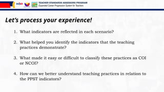 Session 5 Overview of the PPST and Its Indicators (COI and NCOI).pptx