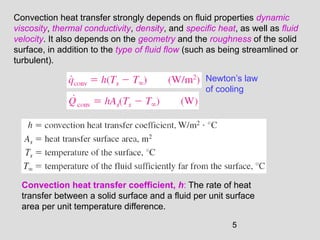 Fundamentals of Convection Heat Transfer and Fluid Flow Dynamics | PDF