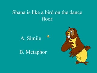 Copy of similes and metaphors | PPT