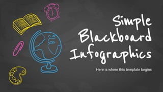 Here is where this template begins
Simple
Blackboard
Infographics
 