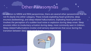Parasomnia Types Comprehensive Overview of Parasomnias: Classification, Features, and ...