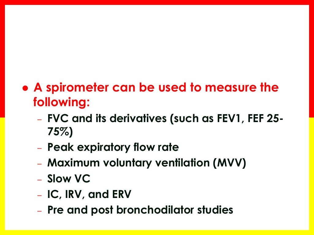Spirometry Basics
