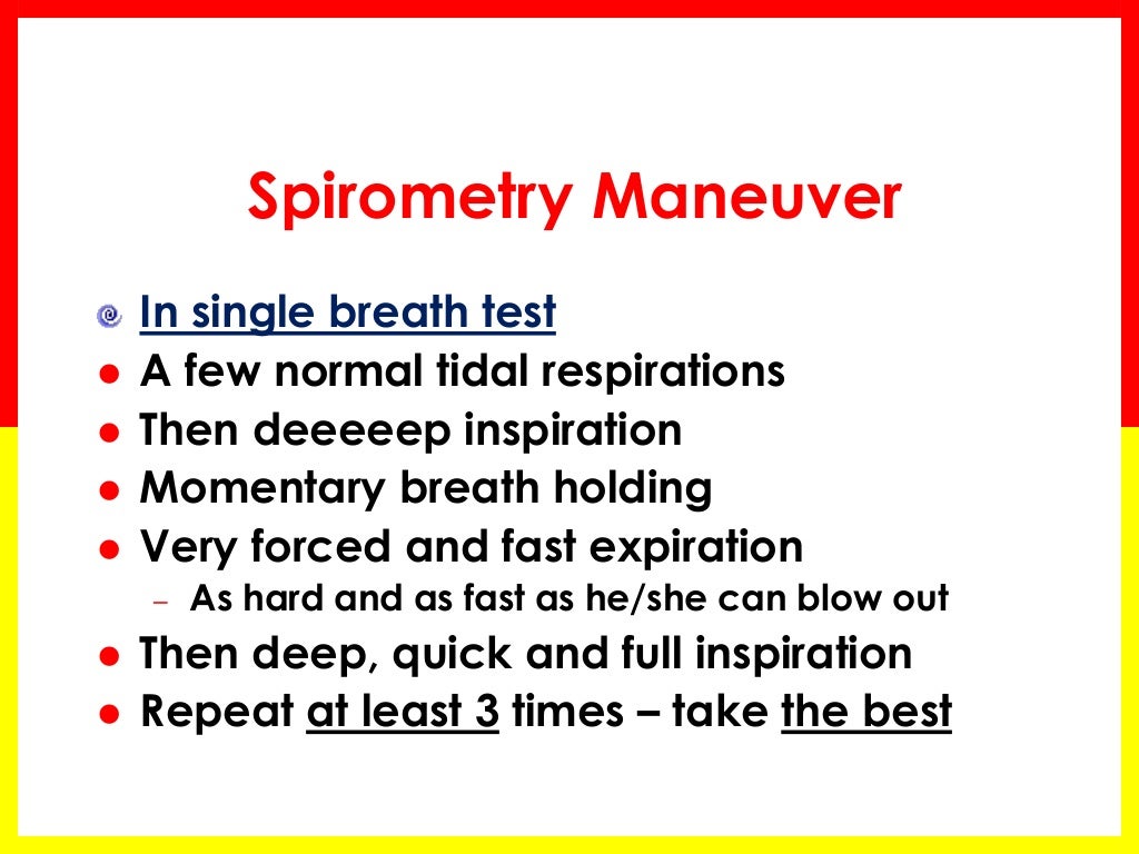 Spirometry Basics
